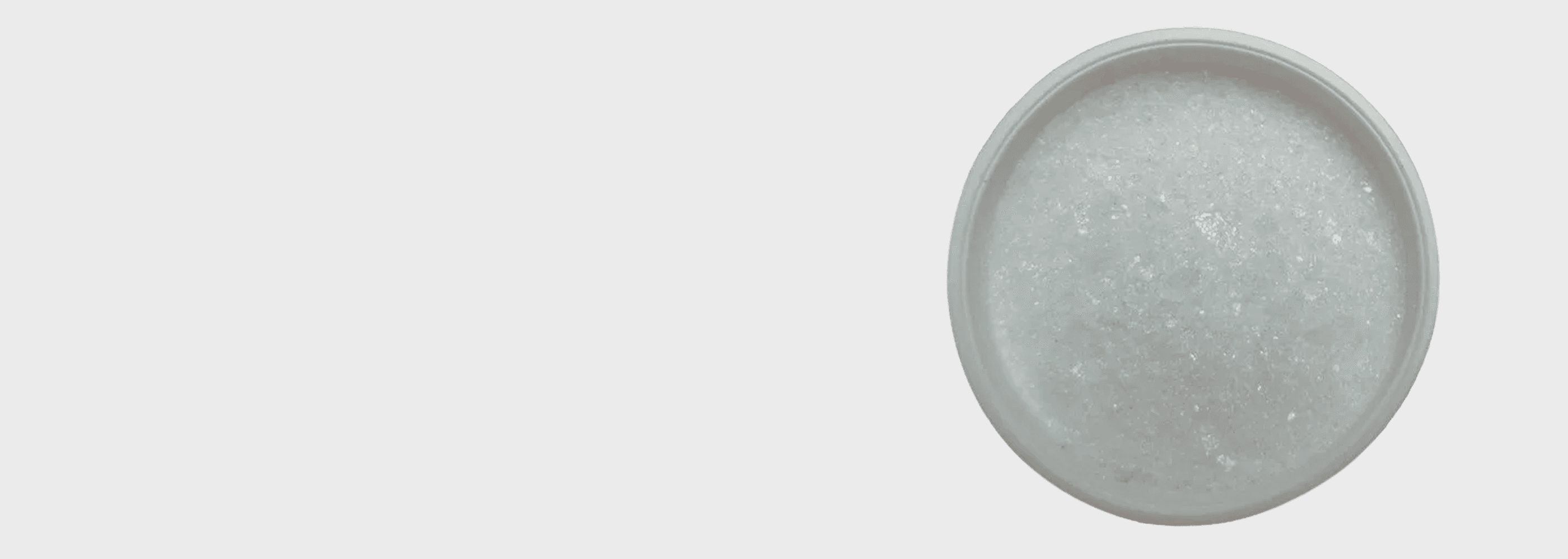 Silver nitrate crystals in laboratory packaging
